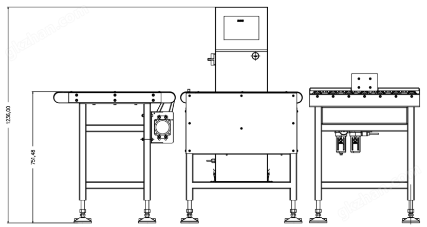 矿用助燃剂袋29.5kg自动检重仪称重分选机