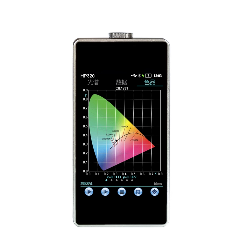双色云谱光谱照度计HP320如何使用？