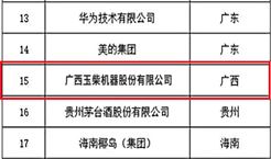 广西唯一！玉柴入选国家首批“守护品牌”政企协作机制名单