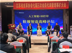 江苏皮革行业“人工智能＋3D打印”鞋履智造高峰论坛