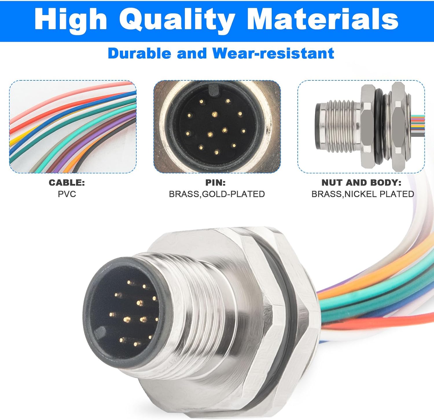 一站式工业RFID读卡器航空插头插座拓扑连接端子解决方案 一站式工业RFID读卡器航空插头插座拓扑连接端子解决方案